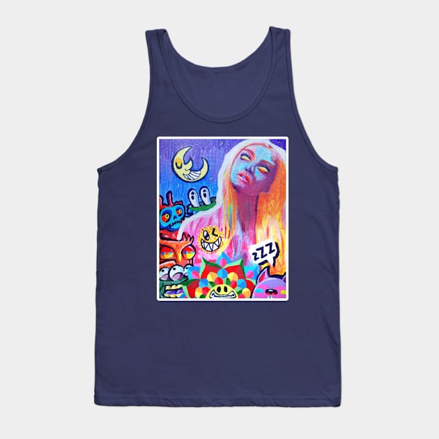 abstract collin painting Tank Top by chachazart